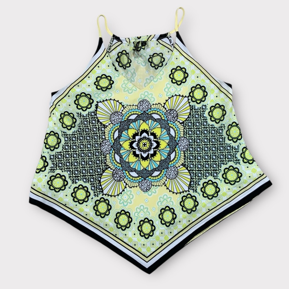Women’s HeartSoul Retro Style Bandana Top Size Medium #076